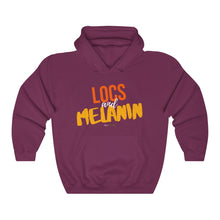 Load image into Gallery viewer, LOCS and MELANIN Unisex Hoodie
