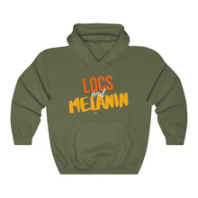 Load image into Gallery viewer, LOCS and MELANIN Unisex Hoodie