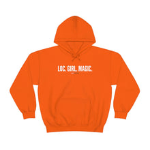 Load image into Gallery viewer, LOC. GIRL. MAGIC. Unisex Hoodie
