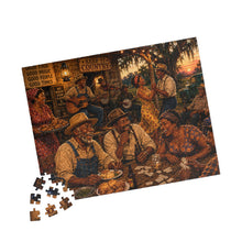 Load image into Gallery viewer, Southern Get Together | Black Art Puzzle | 100, 250, 500, 1000 Piece Puzzle