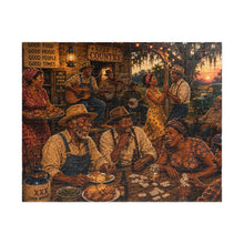 Load image into Gallery viewer, Southern Get Together | Black Art Puzzle | 100, 250, 500, 1000 Piece Puzzle