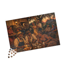 Load image into Gallery viewer, Southern Get Together | Black Art Puzzle | 100, 250, 500, 1000 Piece Puzzle