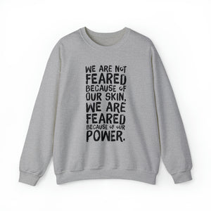 KNOW YOUR POWER Unisex Crewneck Sweatshirt