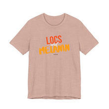 Load image into Gallery viewer, LOCS and MELANIN Unisex T‑Shirt — Heather Collection
