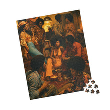 Load image into Gallery viewer, 70's Kickback | Nostalgic Black Art Puzzle | 100, 250, 500, 1000 Piece Adult Afro Puzzles