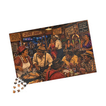 Load image into Gallery viewer, Juke Joint Black Art Puzzle Hilarious African American Caricatures Fun Gift for Her/Him 110/252/520/1000 Piece Adult Puzzles