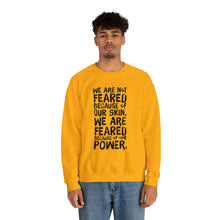 Load image into Gallery viewer, KNOW YOUR POWER Unisex Crewneck Sweatshirt