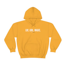 Load image into Gallery viewer, LOC. GIRL. MAGIC. Unisex Hoodie