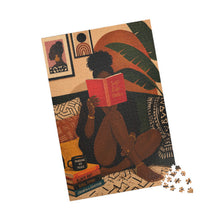 Load image into Gallery viewer, Minding My Peace - Afrocentric Black Art Puzzle, Giftforher, 100/250/500/1000 Piece Adult Puzzles