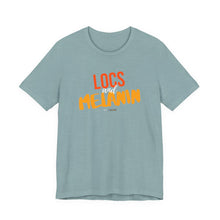 Load image into Gallery viewer, LOCS and MELANIN Unisex T‑Shirt — Heather Collection