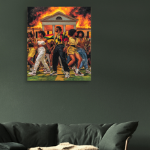 Load image into Gallery viewer, Black Liberation Wall Art Canvas– Decolonization Celebration Painting – Cultural Reclamation Artwork – Modern Black History Art – Freedom Revolution Decor Ready to hang