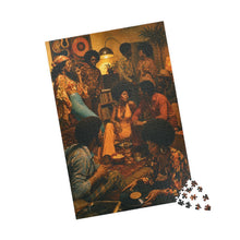 Load image into Gallery viewer, 70's Kickback | Nostalgic Black Art Puzzle | 100, 250, 500, 1000 Piece Adult Afro Puzzles