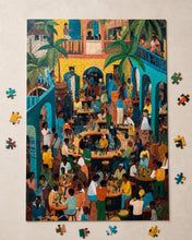 Load image into Gallery viewer, Afro-Caribbean Black Art Puzzle | African American Caricatures Fun Gift for Her/Him 250/500/1000 Piece Adult Puzzles