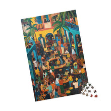 Load image into Gallery viewer, Afro-Caribbean Black Art Puzzle | African American Caricatures Fun Gift for Her/Him 250/500/1000 Piece Adult Puzzles