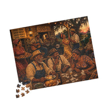 Load image into Gallery viewer, Southern Get Together | Black Art Puzzle | 100, 250, 500, 1000 Piece Puzzle