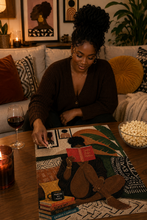 Load image into Gallery viewer, Minding My Peace - Afrocentric Black Art Puzzle, Giftforher, 100/250/500/1000 Piece Adult Puzzles
