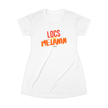 Load image into Gallery viewer, LOCS and MELANIN T‑Shirt Dress