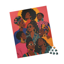 Load image into Gallery viewer, Sisterhood | Black Art Puzzle | 100/250/500/1000 Piece Adult Afro Puzzles