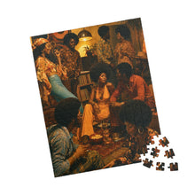 Load image into Gallery viewer, 70's Kickback | Nostalgic Black Art Puzzle | 100, 250, 500, 1000 Piece Adult Afro Puzzles