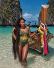 Load image into Gallery viewer, LOCS and MELANIN Women's One-Piece Swimsuit