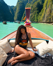 Load image into Gallery viewer, LOCS AND MELANIN SWIMWEAR WOMEN'S ONE-PIECE SWIMSUIT
