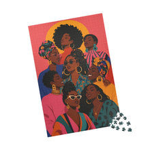Load image into Gallery viewer, Sisterhood | Black Art Puzzle | 100/250/500/1000 Piece Adult Afro Puzzles