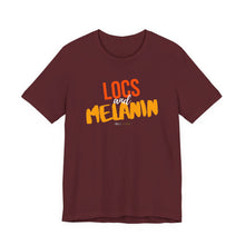 Load image into Gallery viewer, LOCS and MELANIN Unisex T-Shirt