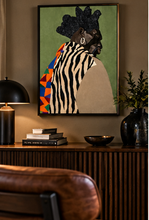 Load image into Gallery viewer, KWAME | Black Man Wall Art | Classic Semi-Glossy Paper Wooden Framed Poster