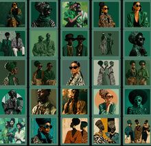 Load image into Gallery viewer, 250-Piece | Afrocentric Wall Art Collection | Celebrating Black Women | Gallery Wall Art Bundle | Digital Download