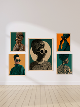 Load image into Gallery viewer, 250-Piece | Afrocentric Wall Art Collection | Celebrating Black Women | Gallery Wall Art Bundle | Digital Download