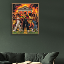 Load image into Gallery viewer, Black Liberation Wall Art Poster – Decolonization Celebration Painting – Cultural Reclamation Artwork – Modern Black History Art – Freedom Revolution Decor