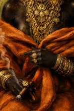 Load image into Gallery viewer, Black Woman Cigar Art Bundle | Afrocentric Triptych Wall Art | Digital Download