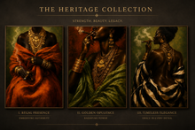 Load image into Gallery viewer, Black Woman Cigar Art Bundle | Afrocentric Triptych Wall Art | Digital Download