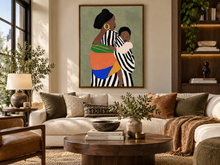 Load image into Gallery viewer, African Mother and Child | Afrocentric Wall Art Bundle | Printable Nursery Decor