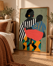 Load image into Gallery viewer, African Mother and Child | Afrocentric Wall Art Bundle | Printable Nursery Decor