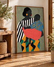 Load image into Gallery viewer, African Mother and Child | Afrocentric Wall Art Bundle | Printable Nursery Decor