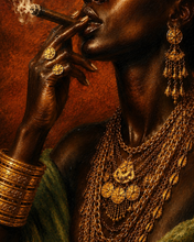 Load image into Gallery viewer, Black Woman Cigar Art Bundle | Afrocentric Triptych Wall Art | Digital Download