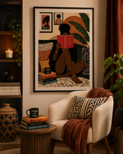 Load image into Gallery viewer, Minding My Peace - Afrocentric Black Art Puzzle, Giftforher, 100/250/500/1000 Piece Adult Puzzles