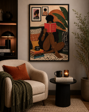 Load image into Gallery viewer, Minding My Peace - Afrocentric Black Art Puzzle, Giftforher, 100/250/500/1000 Piece Adult Puzzles