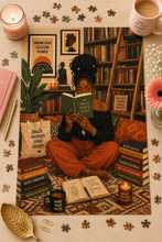 Load image into Gallery viewer, Mind Over Noise - Afrocentric Black Art Puzzle, Giftforher, 100/250/500/1000 Piece Adult Afro Puzzles