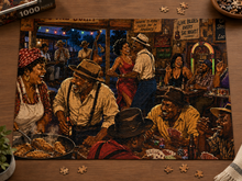 Load image into Gallery viewer, Juke Joint | Nostalgic Black Art Puzzle | 110/252/520/1000 Piece Adult Puzzles