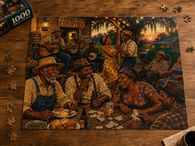 Load image into Gallery viewer, Juke Joint Black Art Puzzle Hilarious African American Caricatures Fun Gift for Her/Him 110/252/520/1000 Piece Adult Puzzles