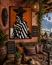 Load image into Gallery viewer, Afrocentric Black Woman Luxury Wall Art Premium Matte Paper Poster