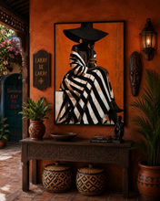 Load image into Gallery viewer, Afrocentric Black Woman Luxury Wall Art Premium Matte Paper Poster