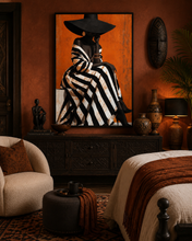 Load image into Gallery viewer, Afrocentric Black Woman Luxury Wall Art Premium Matte Paper Poster