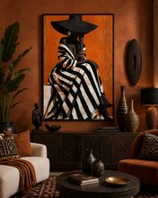 Load image into Gallery viewer, Afrocentric Black Woman Luxury Wall Art Premium Matte Paper Poster