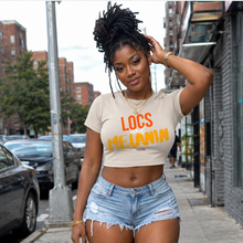 Load image into Gallery viewer, LOCS and MELANIN Crop Top