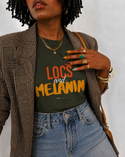 Load image into Gallery viewer, LOCS and MELANIN Unisex T-Shirt