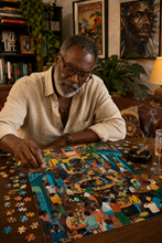 Load image into Gallery viewer, Afro-Caribbean Black Art Puzzle | African American Caricatures Fun Gift for Her/Him 250/500/1000 Piece Adult Puzzles