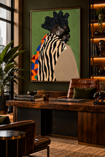 Load image into Gallery viewer, KWAME | Black Man Wall Art | Classic Semi-Glossy Paper Wooden Framed Poster